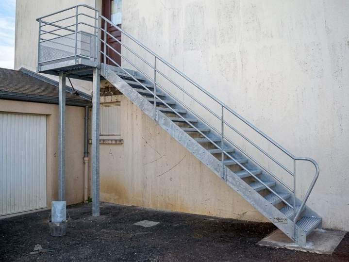 Escaliers métalliques de caractère